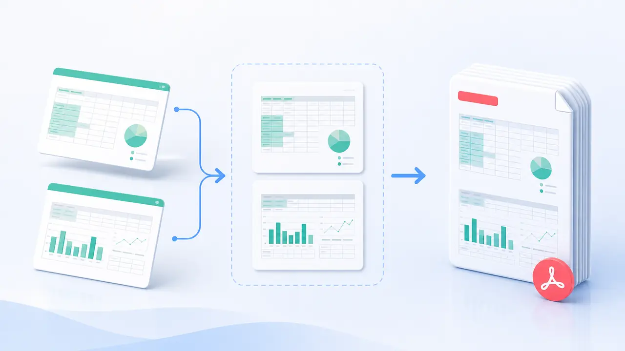 Excel to PDF Steps