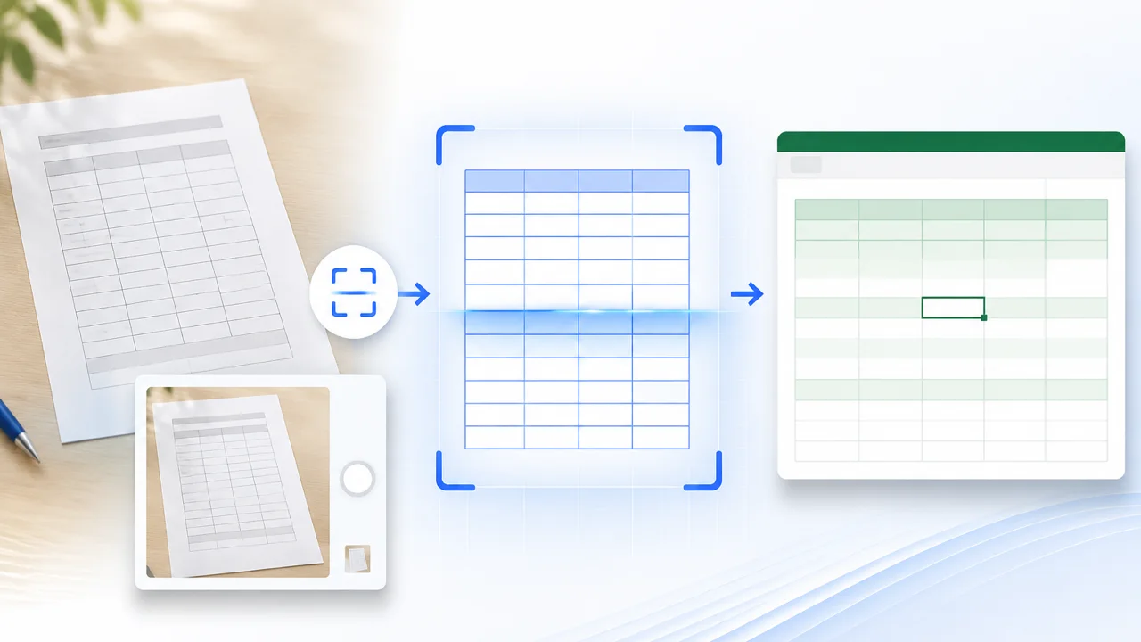 Image to Excel Steps