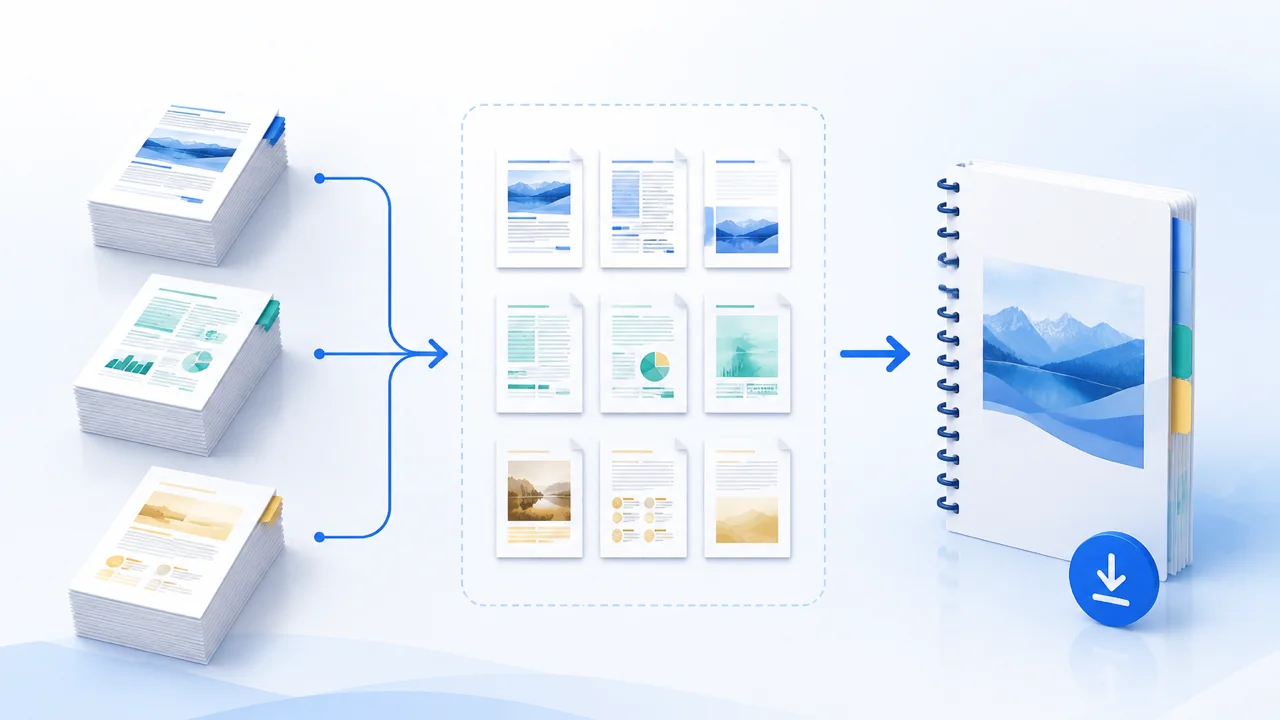 Merge PDF Steps
