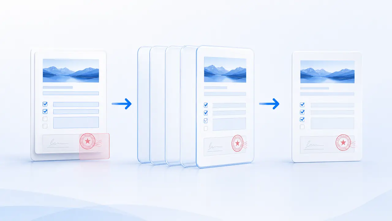 PDF Form Flatten Steps