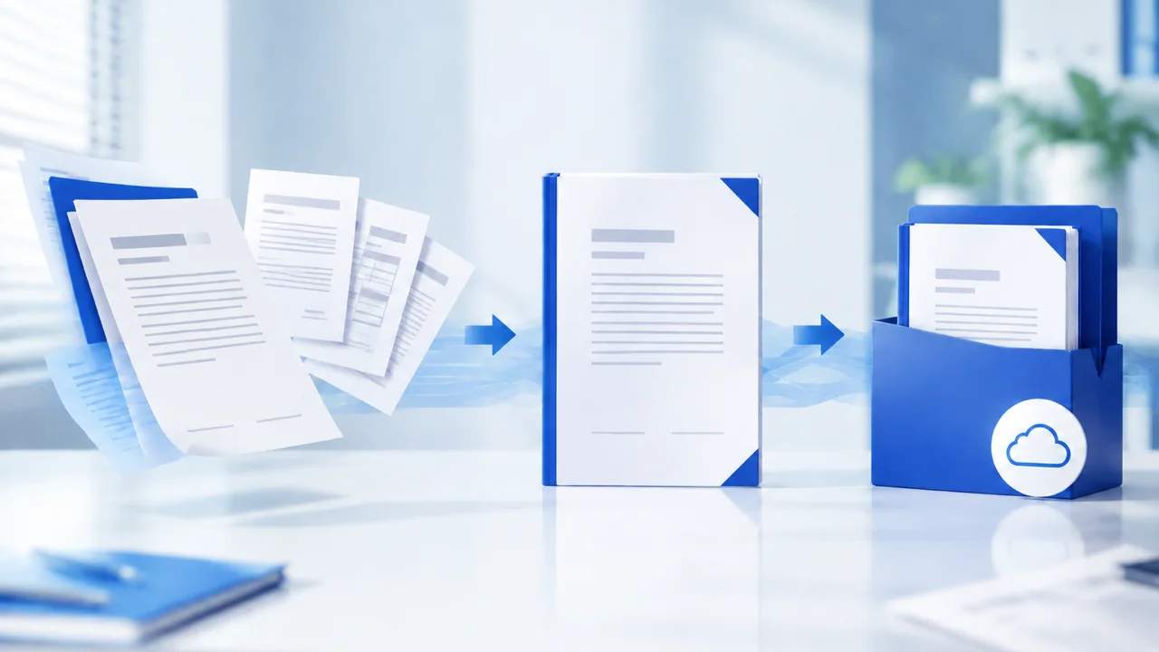 Contract and exhibits ordered and merged into one archive PDF